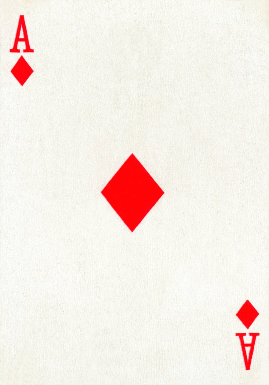 Ace of Diamonds from a deck of Goodall & Son Ltd. playing cards by Unbekannt