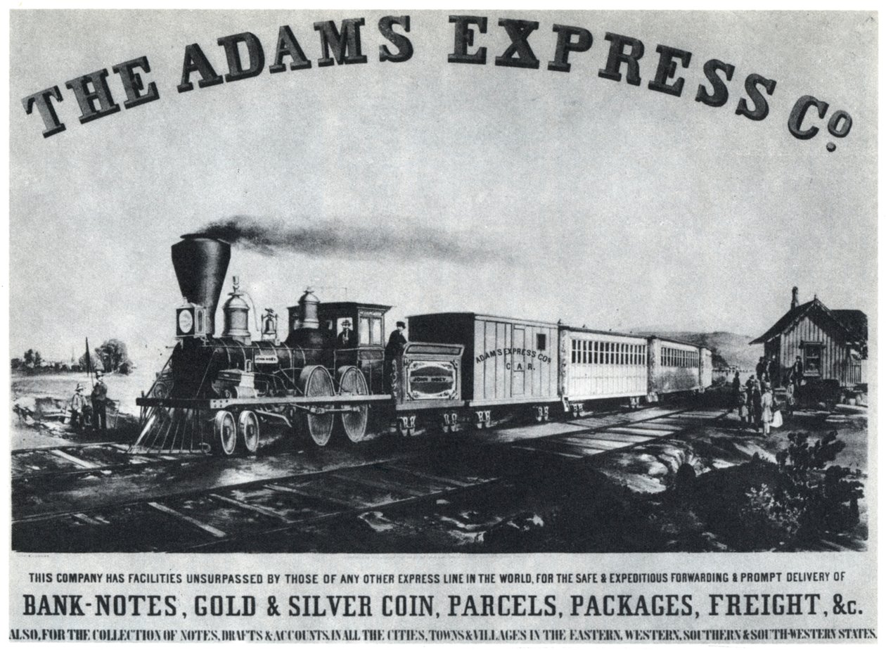 Adams Express Company Advertisement by Unbekannt