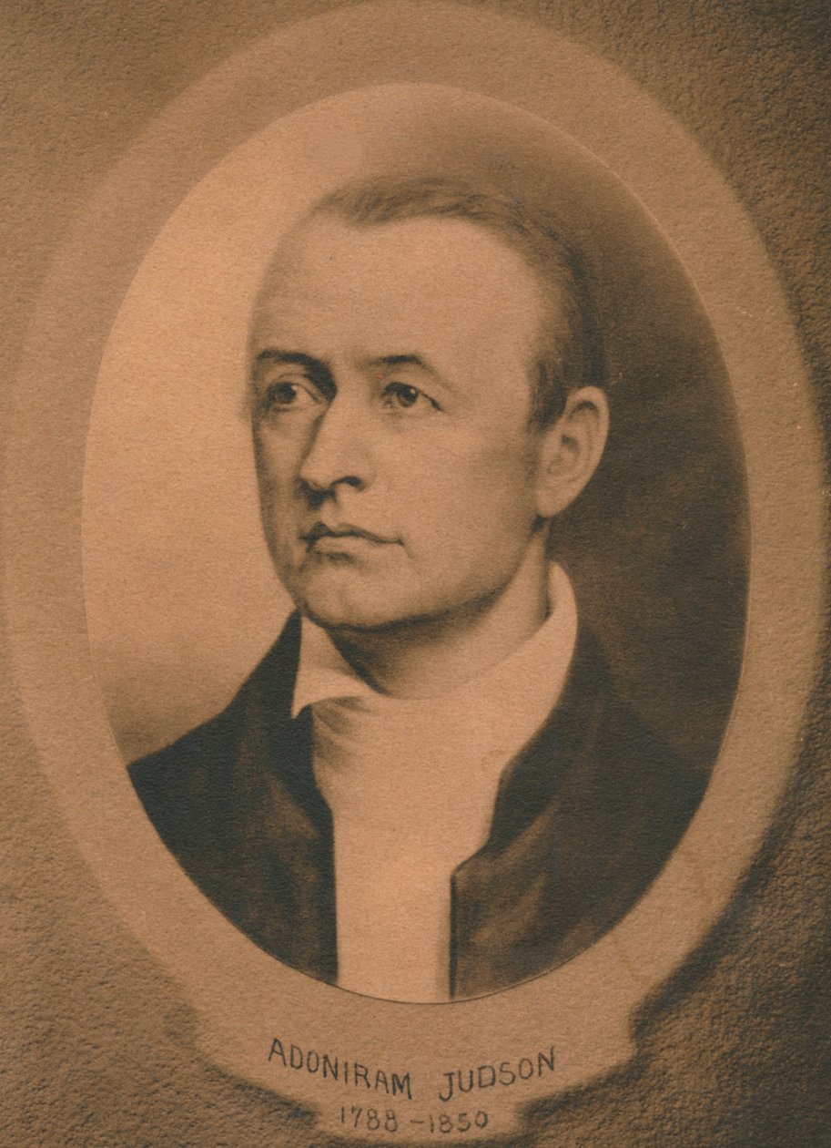 Adoniram Judson, Jr., American Congregationalist and later Baptist missionary by Unbekannt