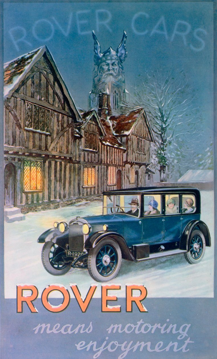 Advert for Rover Cars by Unbekannt