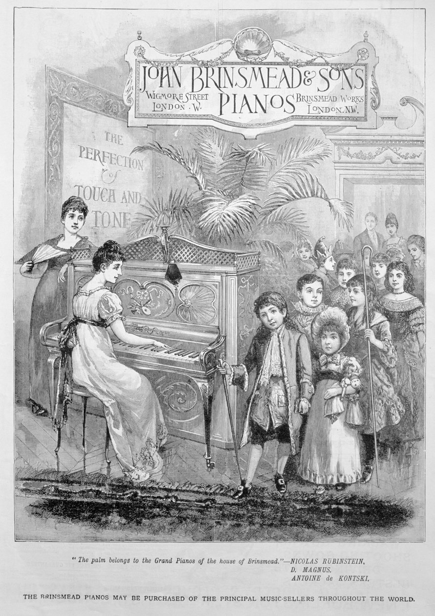 Advertisement for Brinsmead Pianos by Unbekannt