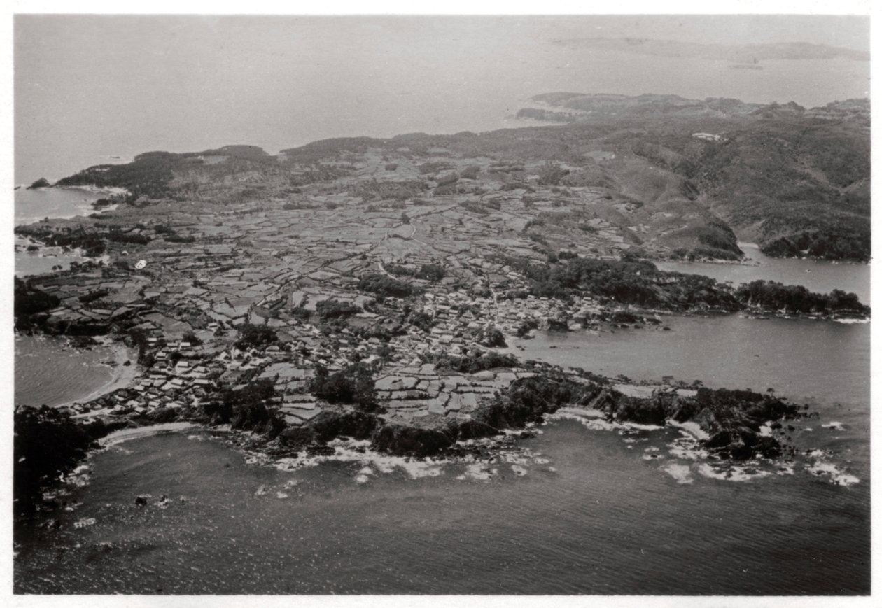 Aerial View of Oginohama, Japan, from a Zeppelin, 1929 by Unbekannt