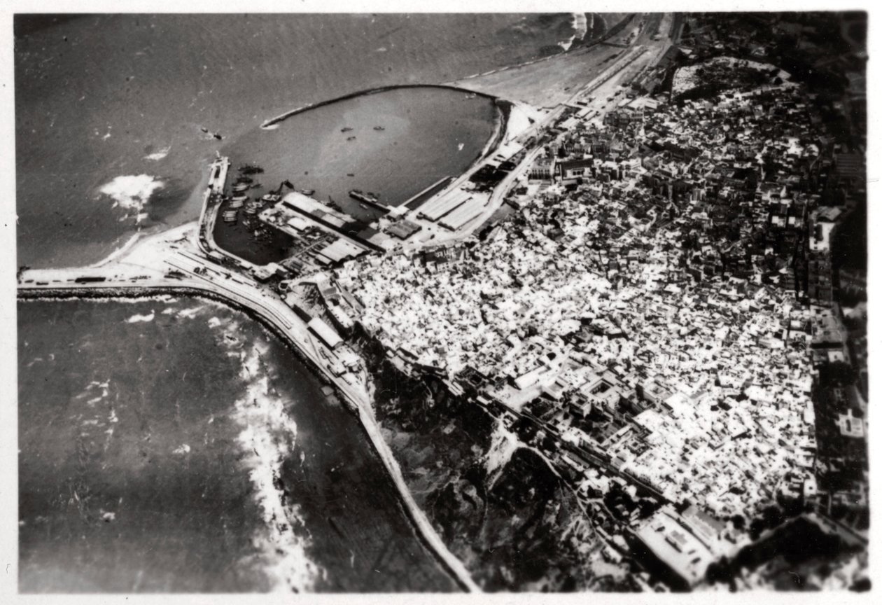 Aerial View of Tangier, Morocco, from a Zeppelin by Unbekannt