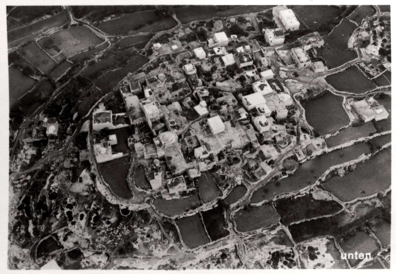 Aerial View of the Heights Around Jerusalem, Palestine, from a Zeppelin, 1931-1933 by Unbekannt