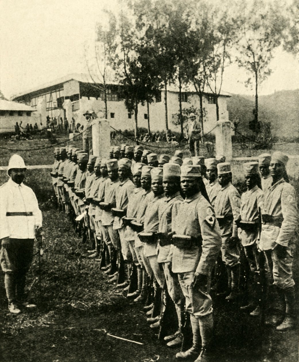 African soldiers fighting for Germany, First World War by Unbekannt