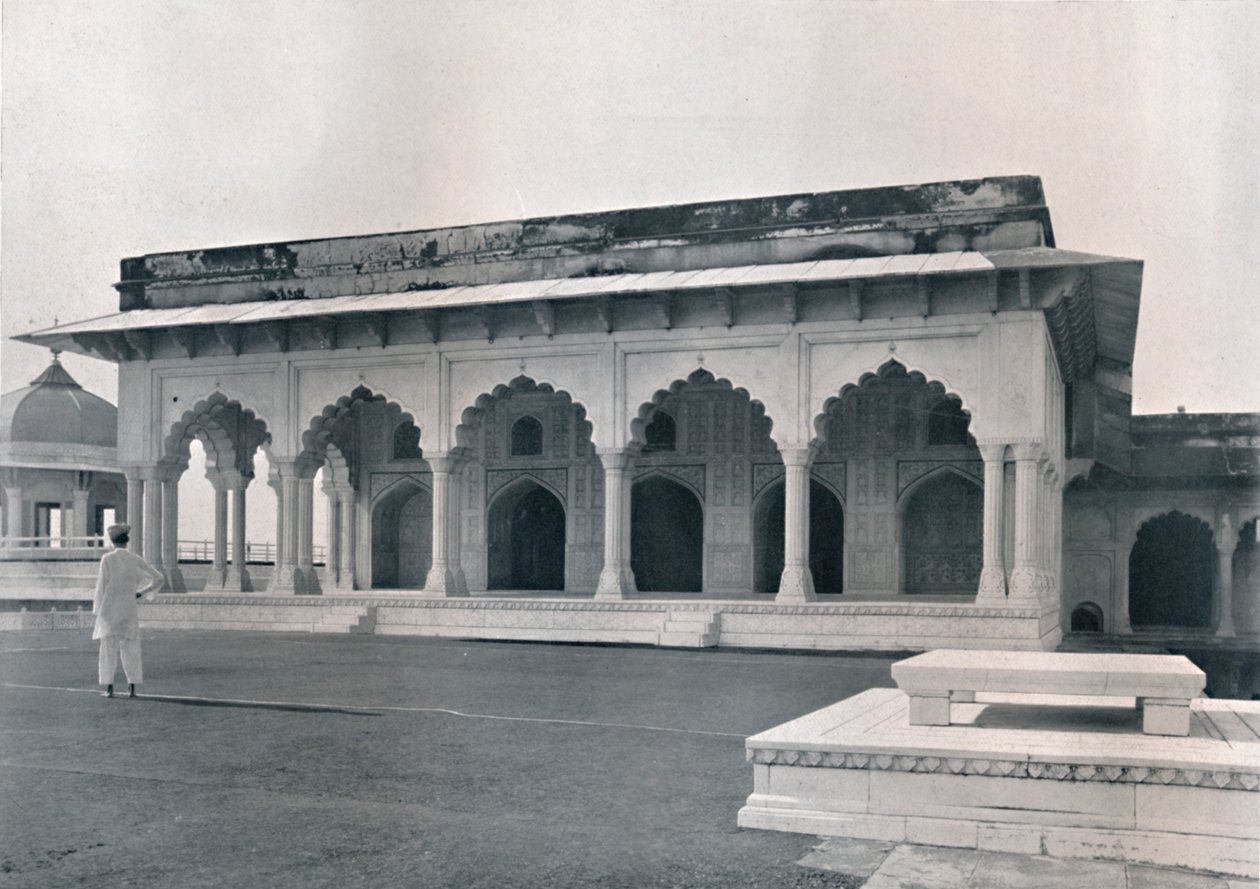 Agra. The Dewan-i-Khas or Hall of Public Audience by Unbekannt