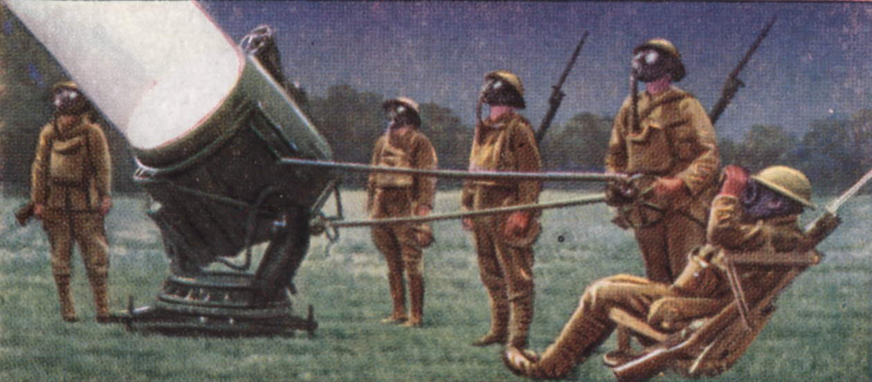 Air Raid Precautions, cigarette card, British, 1938 by Unbekannt