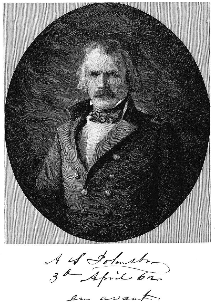 Albert Sidney Johnston, American soldier by Unbekannt