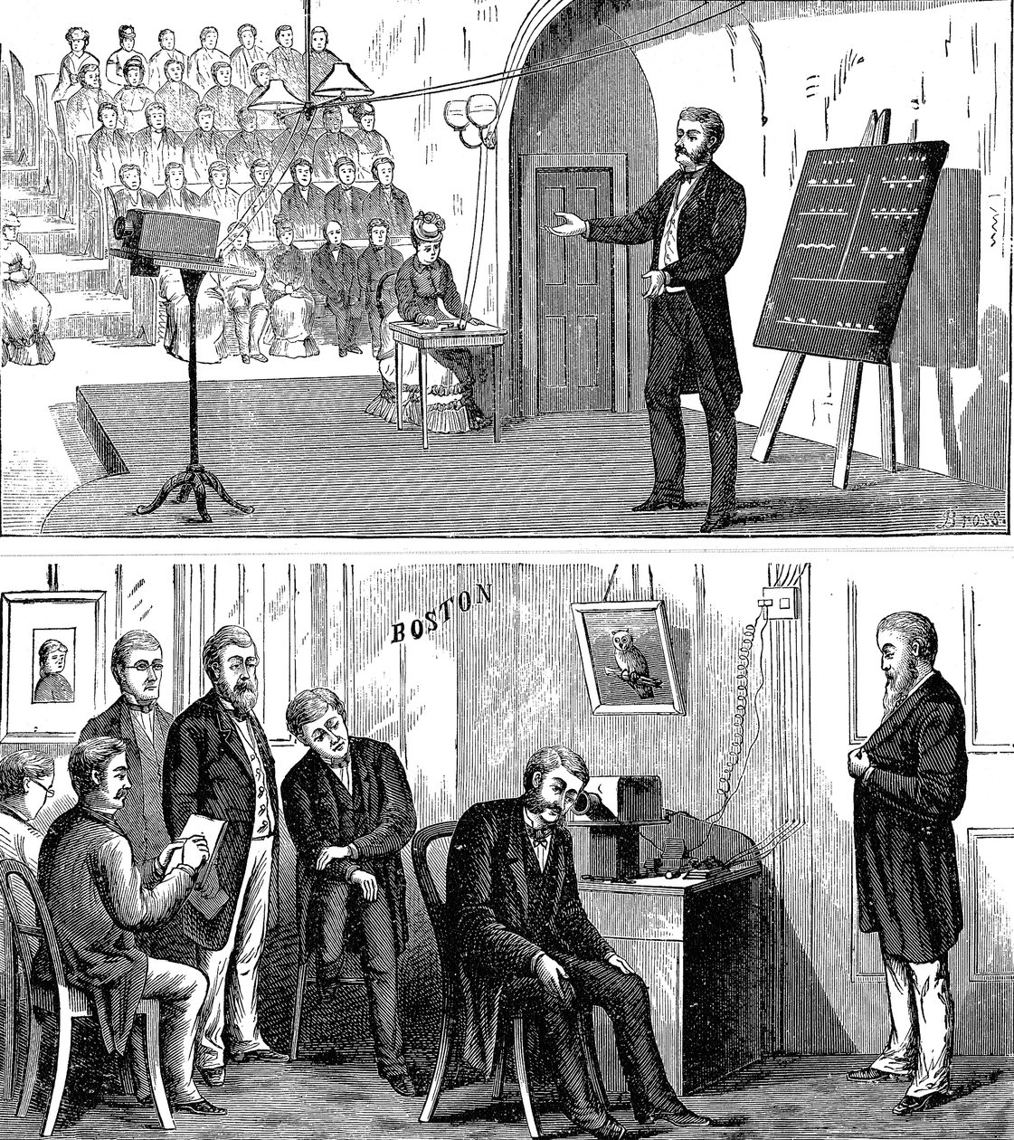 Alexander Graham Bell, 1877 by Unbekannt