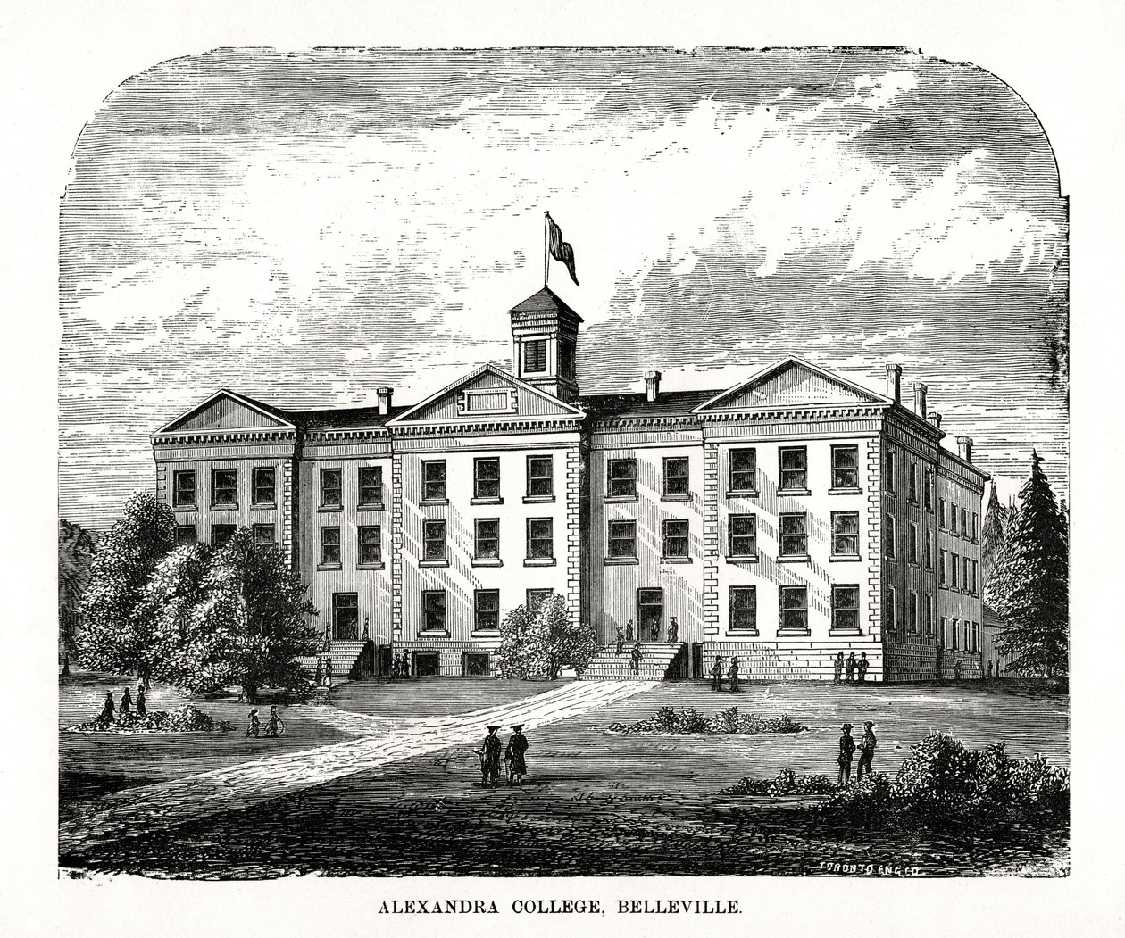 Alexandra College, Belleville, Ontario, Canada, 19th Century by Unbekannt