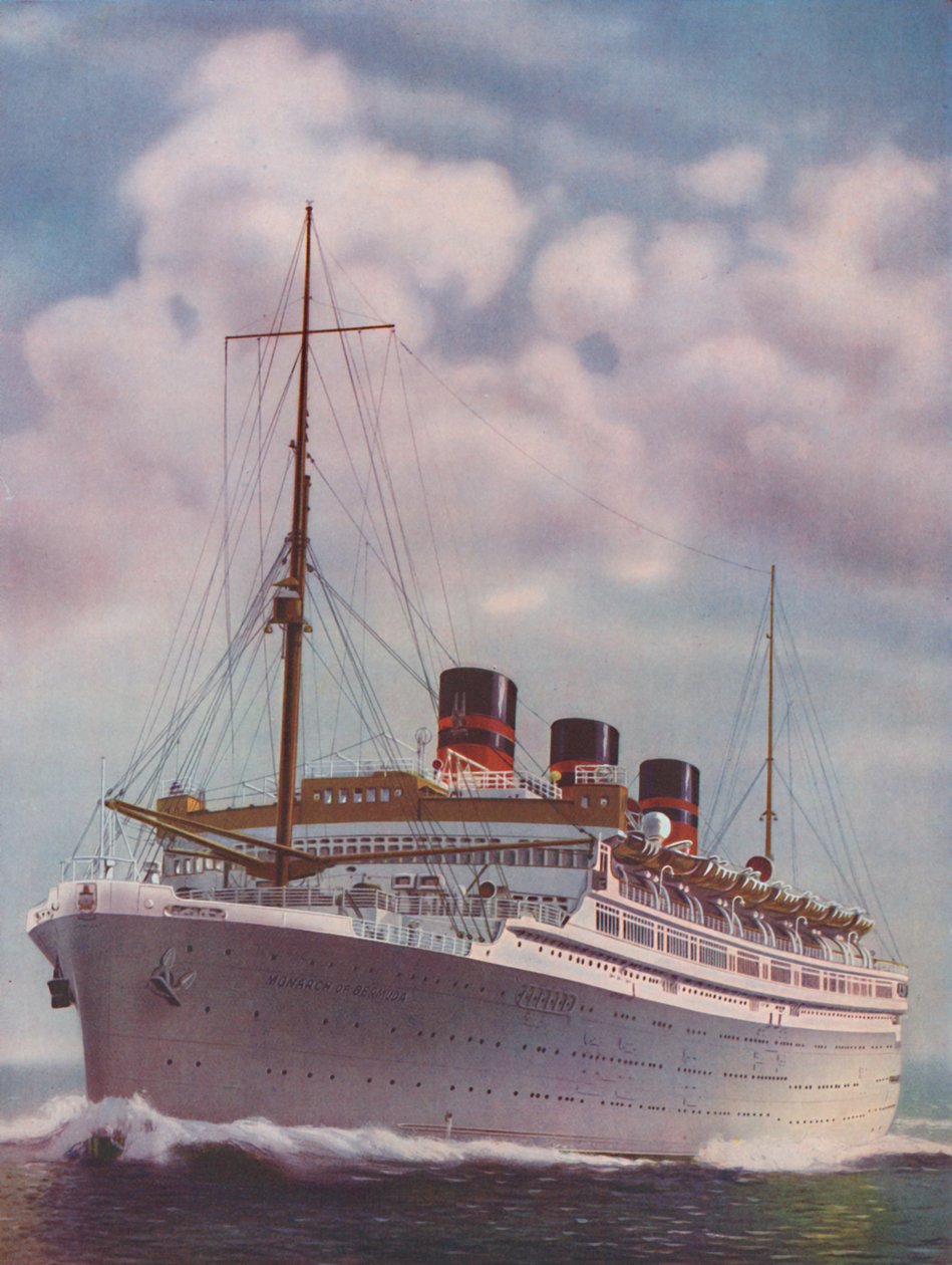 All Electric from Stem to Stern - The Monarch of Bermuda, 1937 by Unbekannt