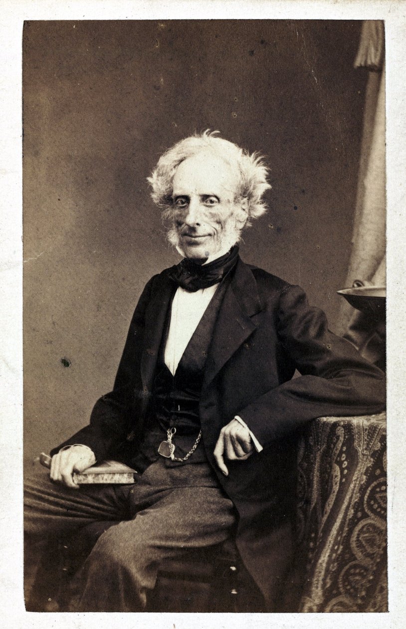 Alphonse de Brebisson, French botanist, c 1863 by Unbekannt