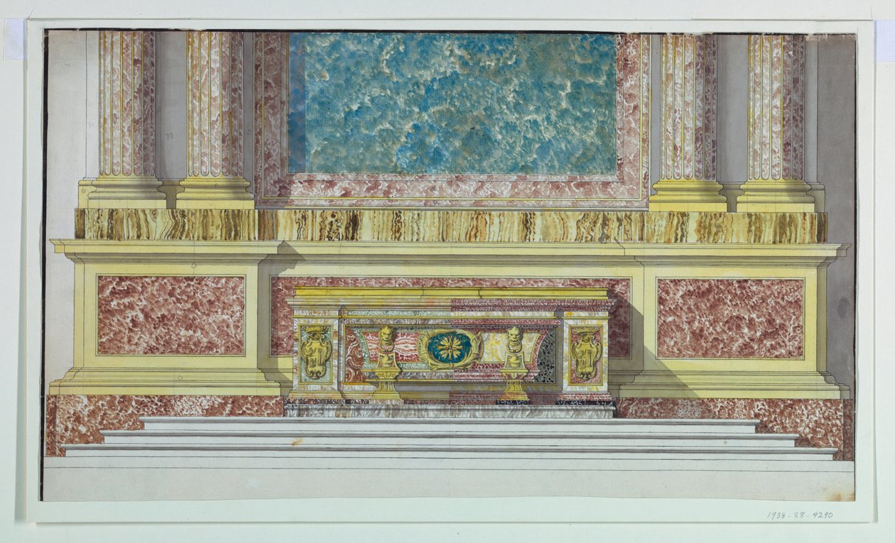 Altar Mensa for the Borghese Chapel, Santa Maria Maggiore, Rome by Unbekannt