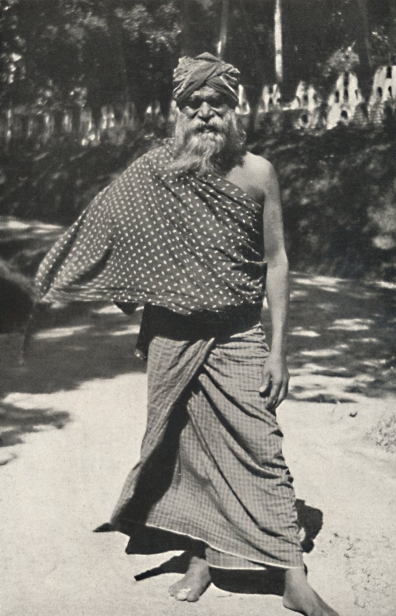 Old Sinhalese Worker from Kandy by Unbekannt