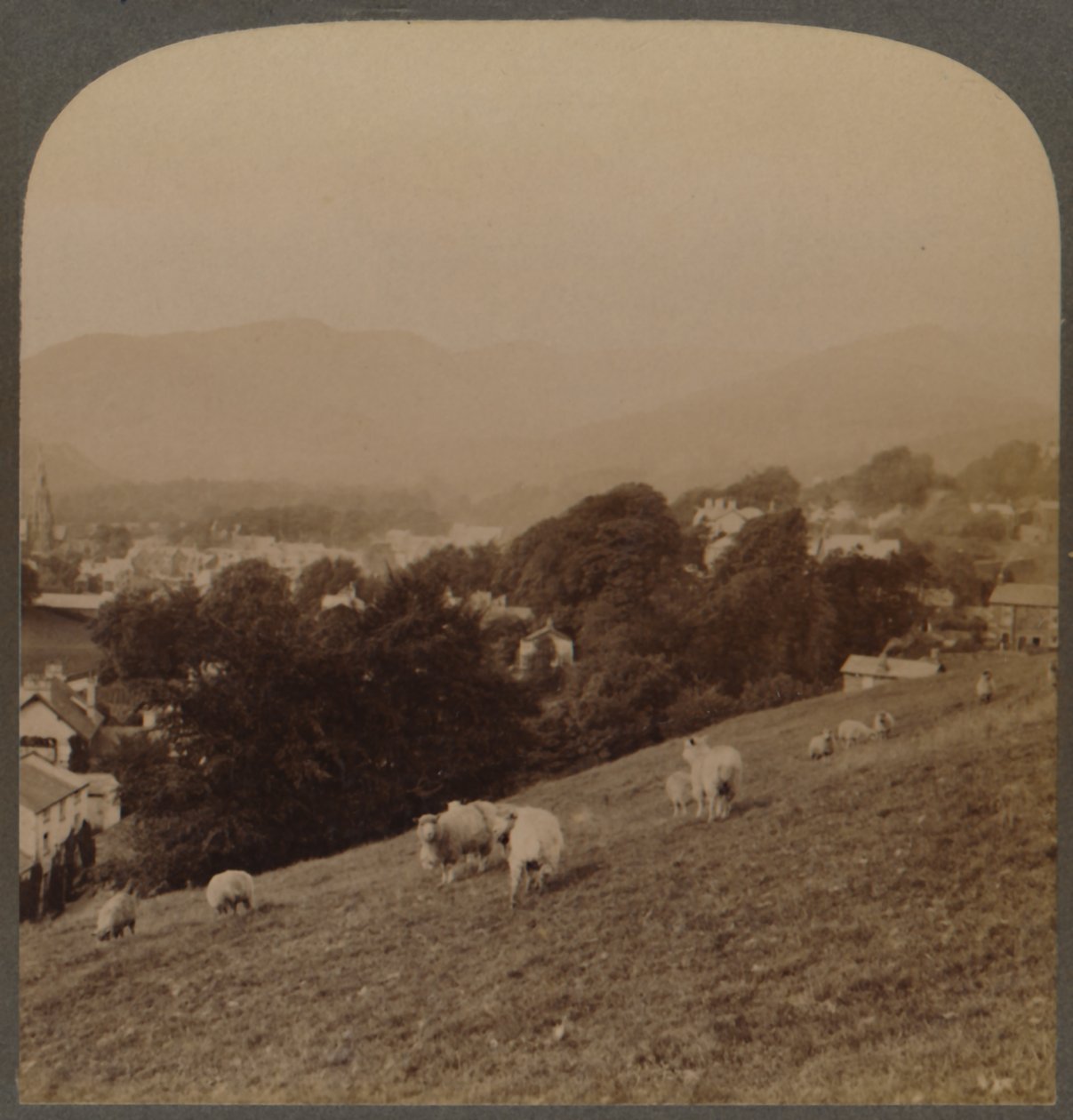 Ambleside, in the beautiful Valley of the Rothay, Lake District, England by Unbekannt
