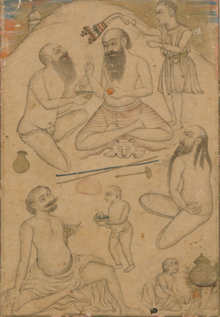An Encampment of Yogis by Unbekannt