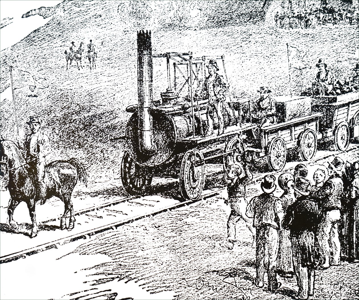 An Engine Locomotive I Built by George Stephenson by Unbekannt