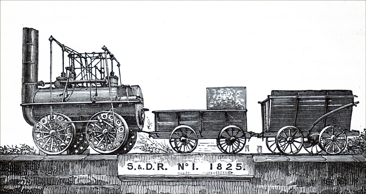 An Engine Locomotive I Built by George Stephenson by Unbekannt