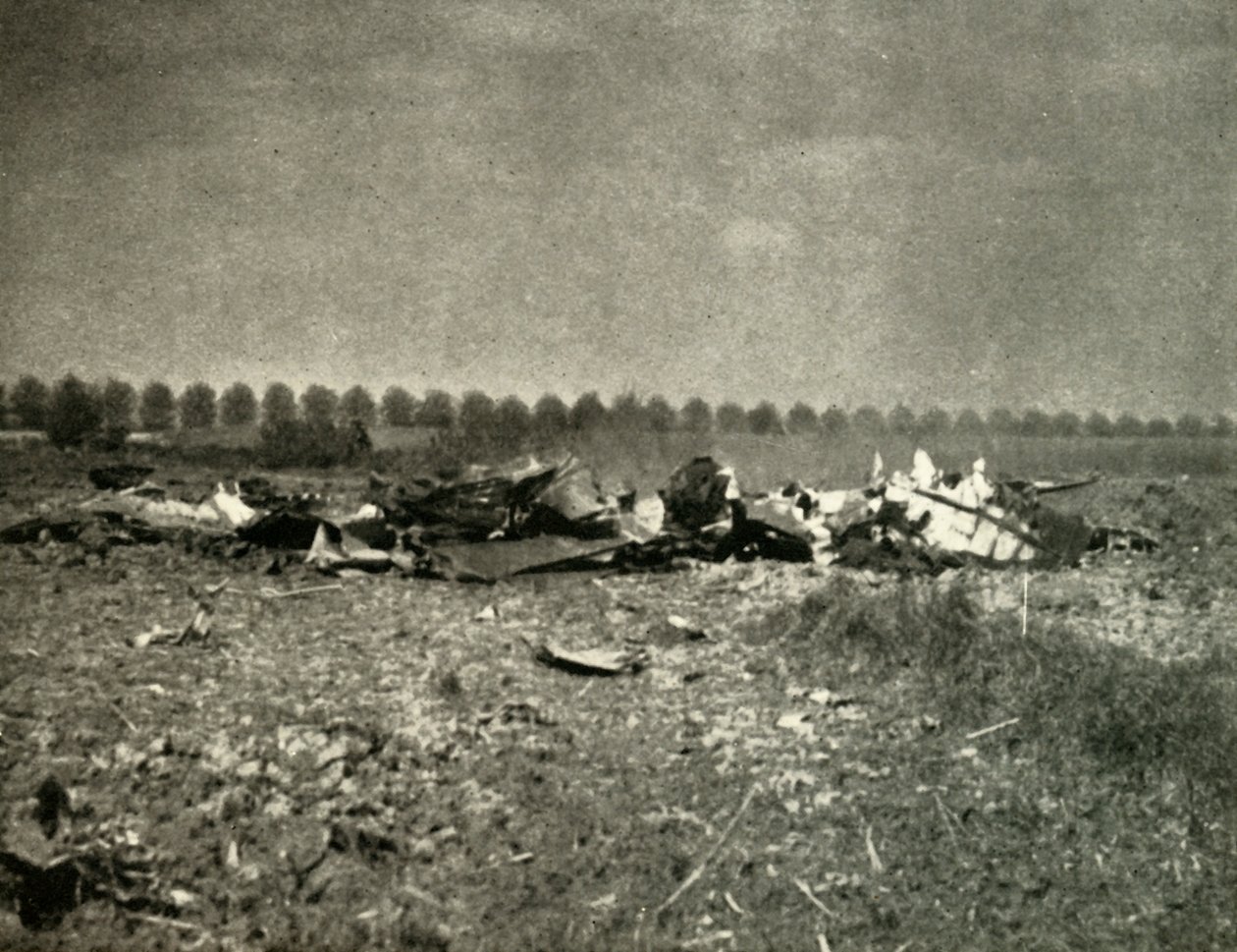 And Afterwards: The End of a Heinkel in a French Field by Unbekannt
