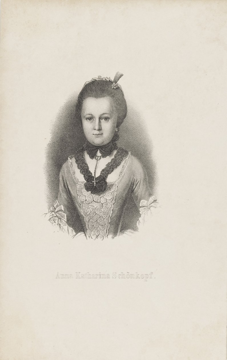 Anna Katharina Käthchen Schönkopf by Unbekannt