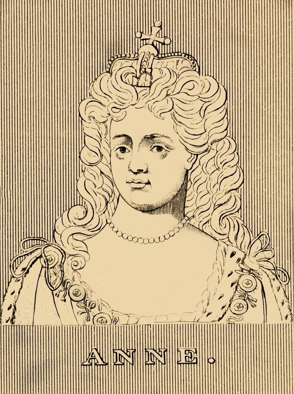 Anne, 1665-1714 by Unbekannt