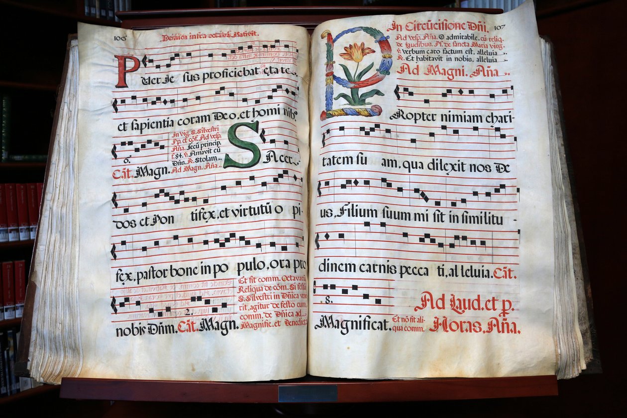 Antiphonal: The Circumcision of Jesus, Domus Galilaeae, Mount of Beatitudes, Israel by Unbekannt