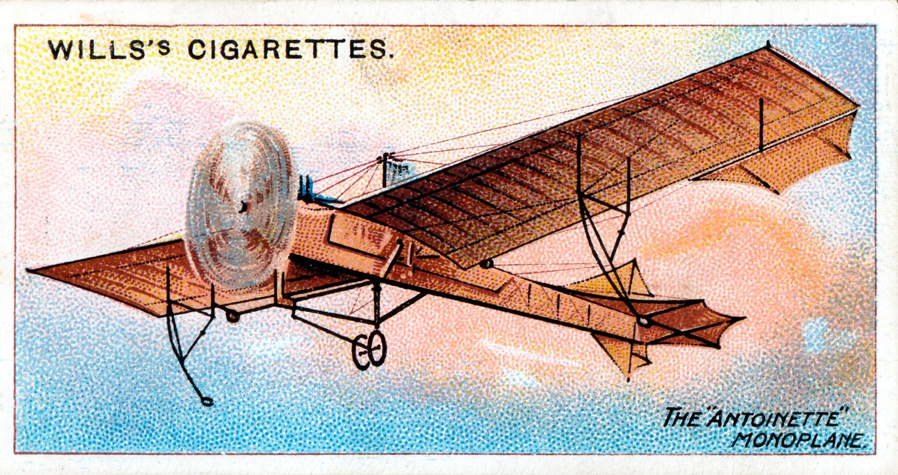 Antoinette monoplane of French aviator Hubert Latham by Unbekannt