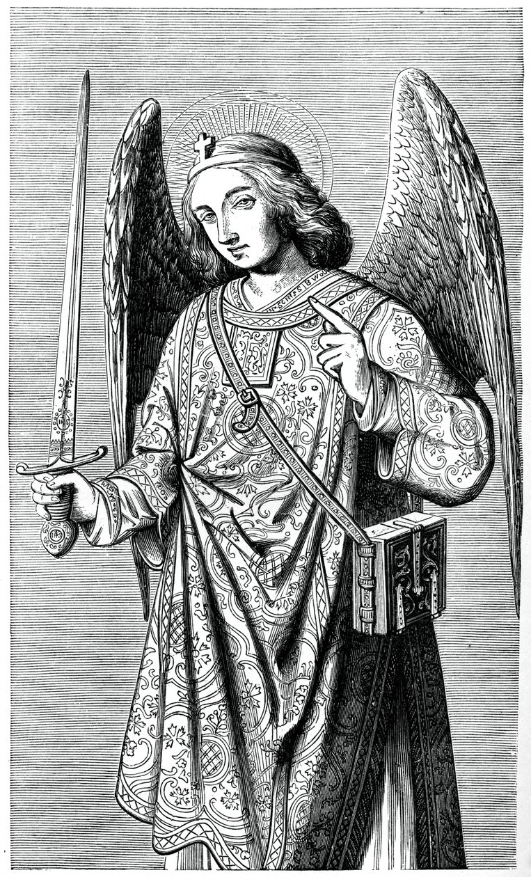 Archangel St Michael, 1870 by Unbekannt