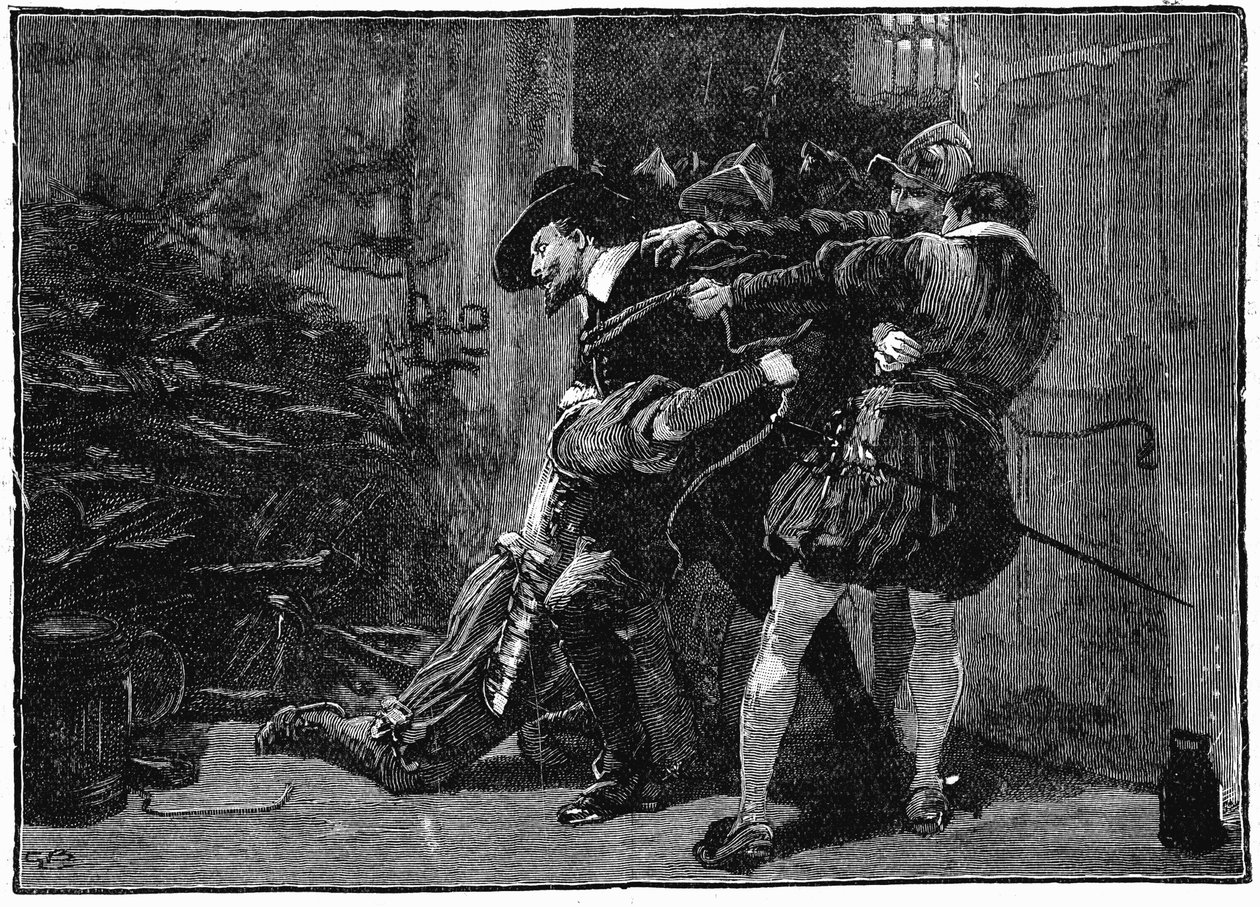 Arrest of Guy Fawkes in Cellars of Parliament by Unbekannt