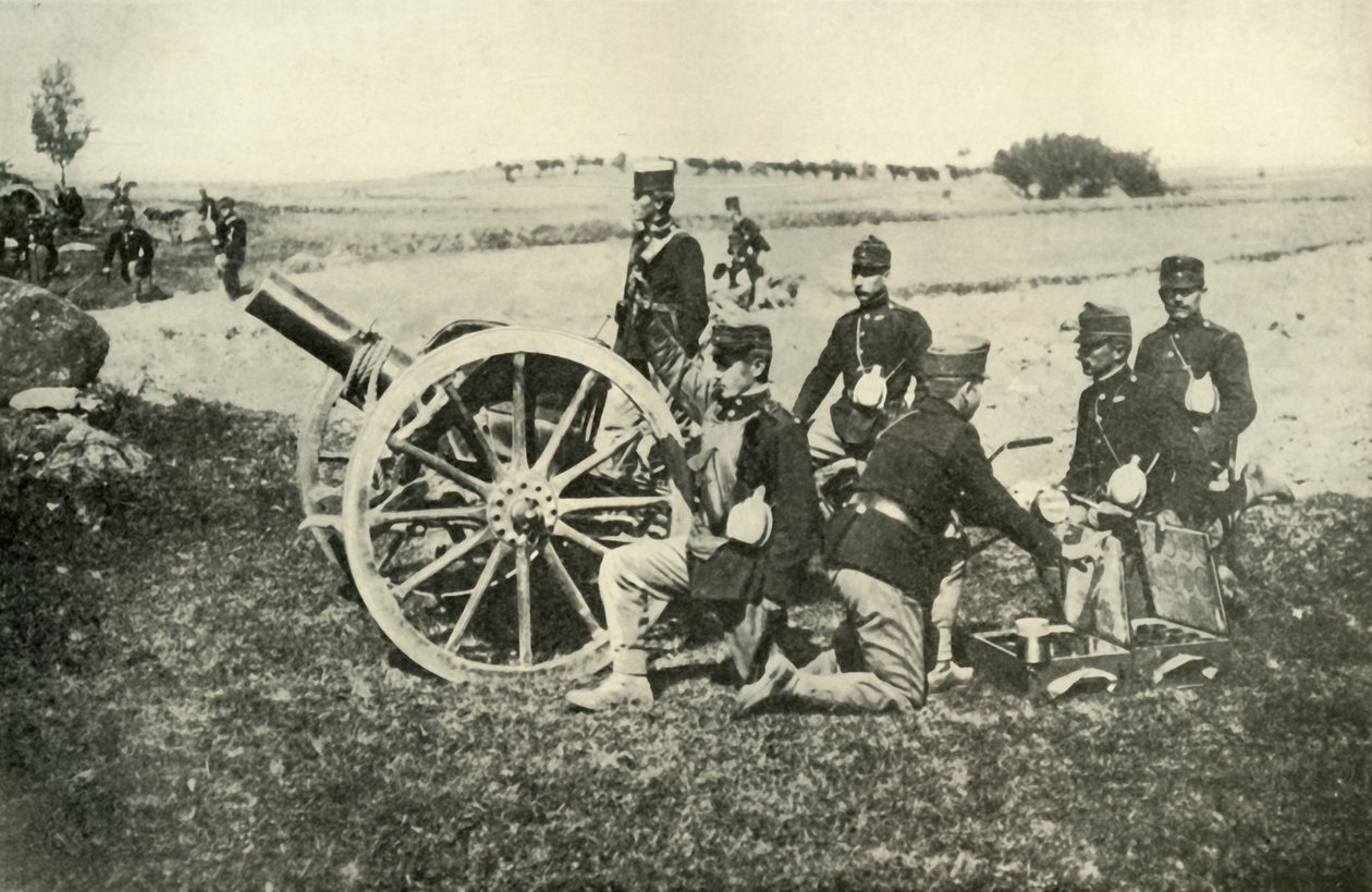 Austrian Artillery in the Field, 1919 by Unbekannt