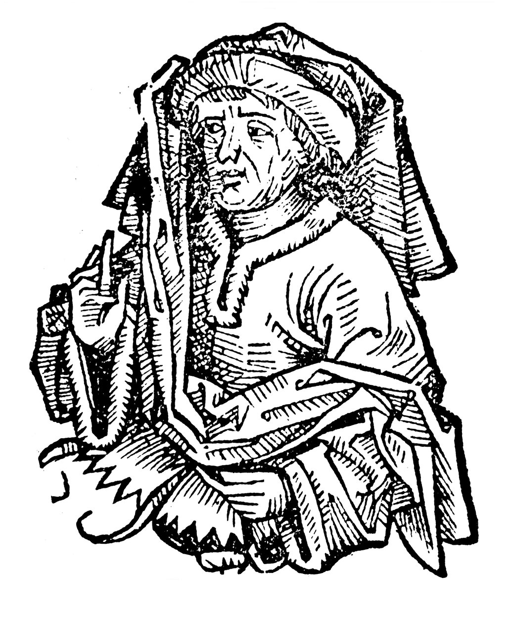 Averroes Ibn Rushd 1126-1198, eminent medieval Islamic philosopher by Unbekannt