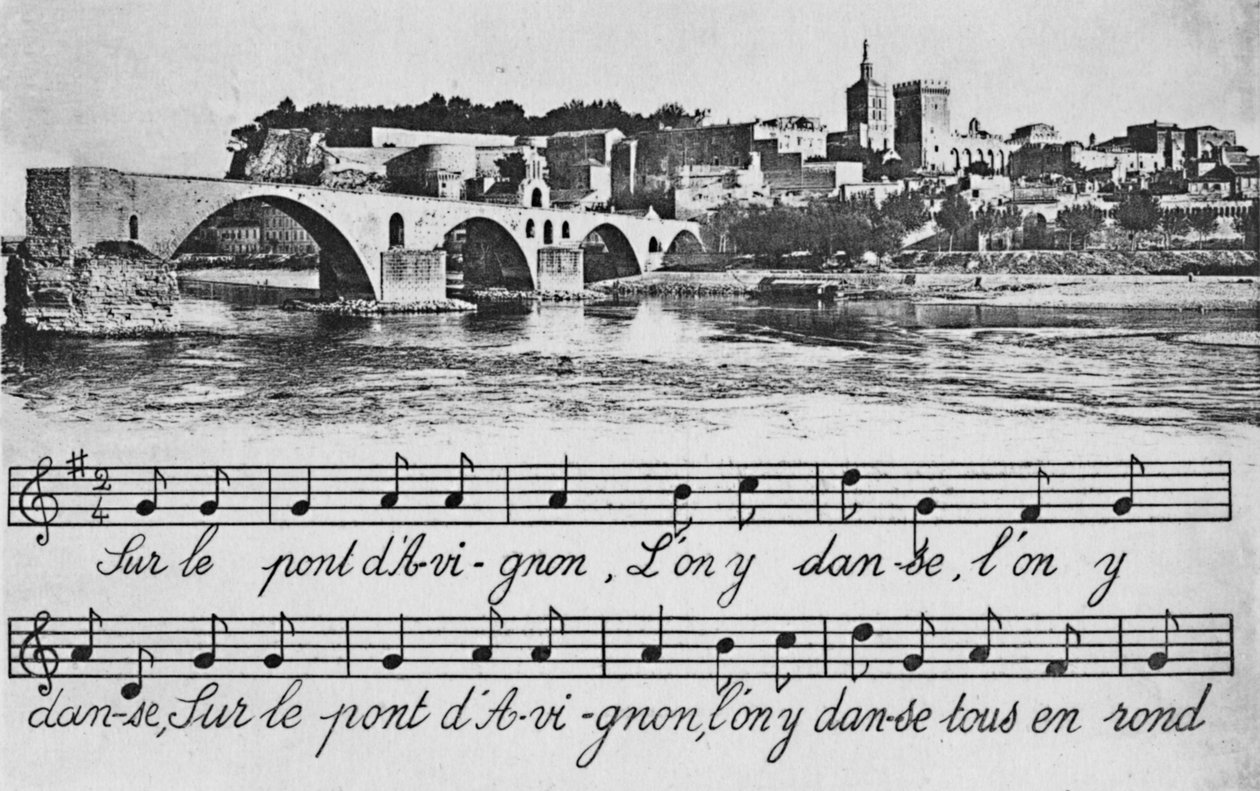 Avignon - St-Benezet Bridge, c1925 by Unbekannt