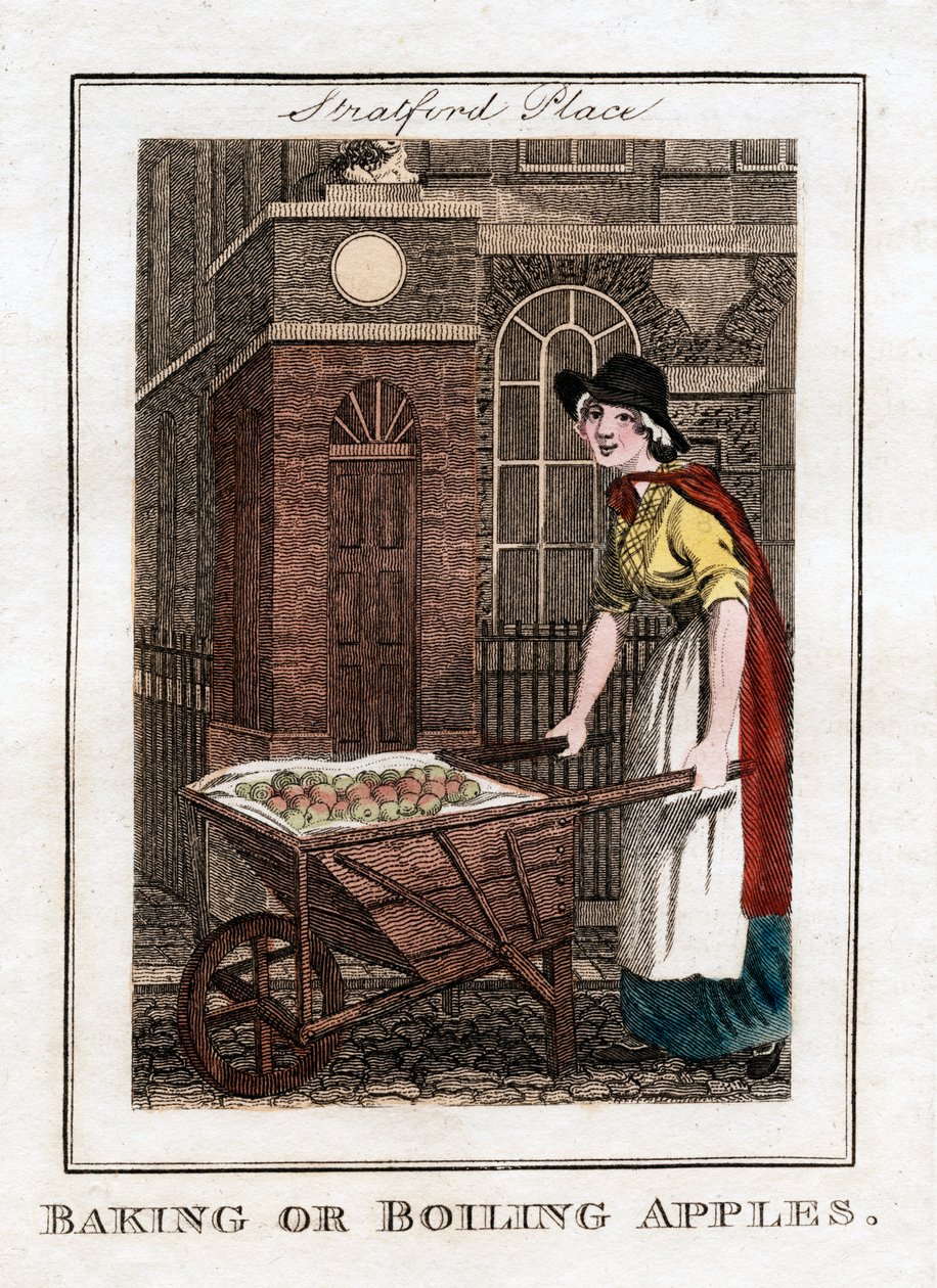 Baking or Boiling Apples, Stratford Place, London by Unbekannt