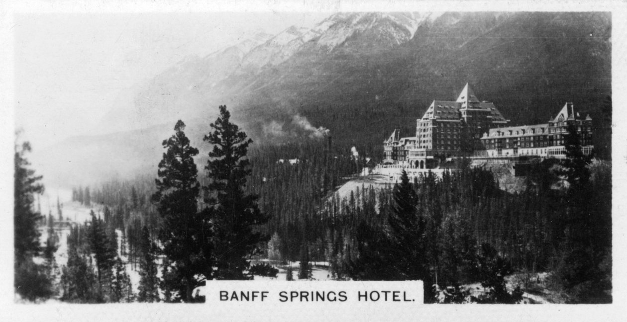 Banff Springs Hotel, Alberta, Canada by Unbekannt