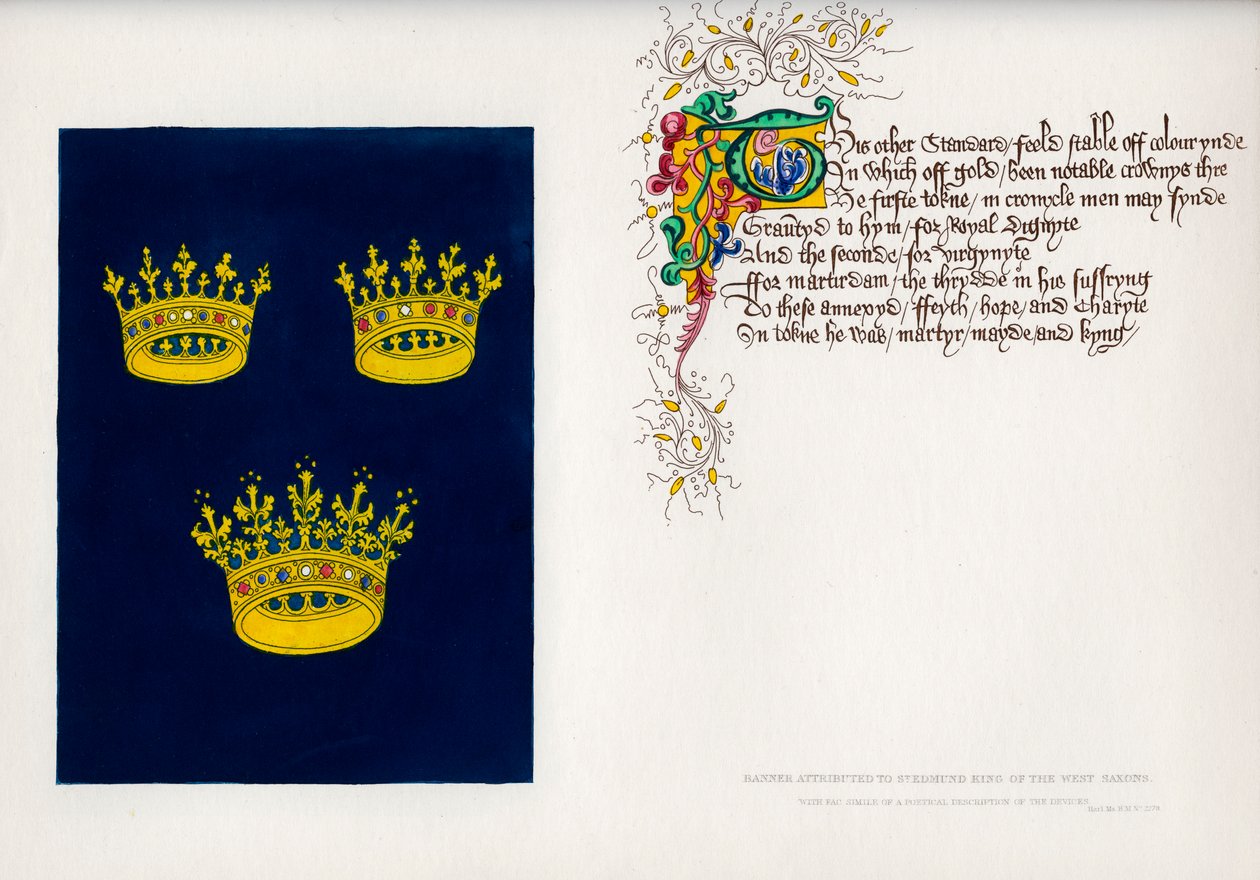 Banner and Poem by Unbekannt