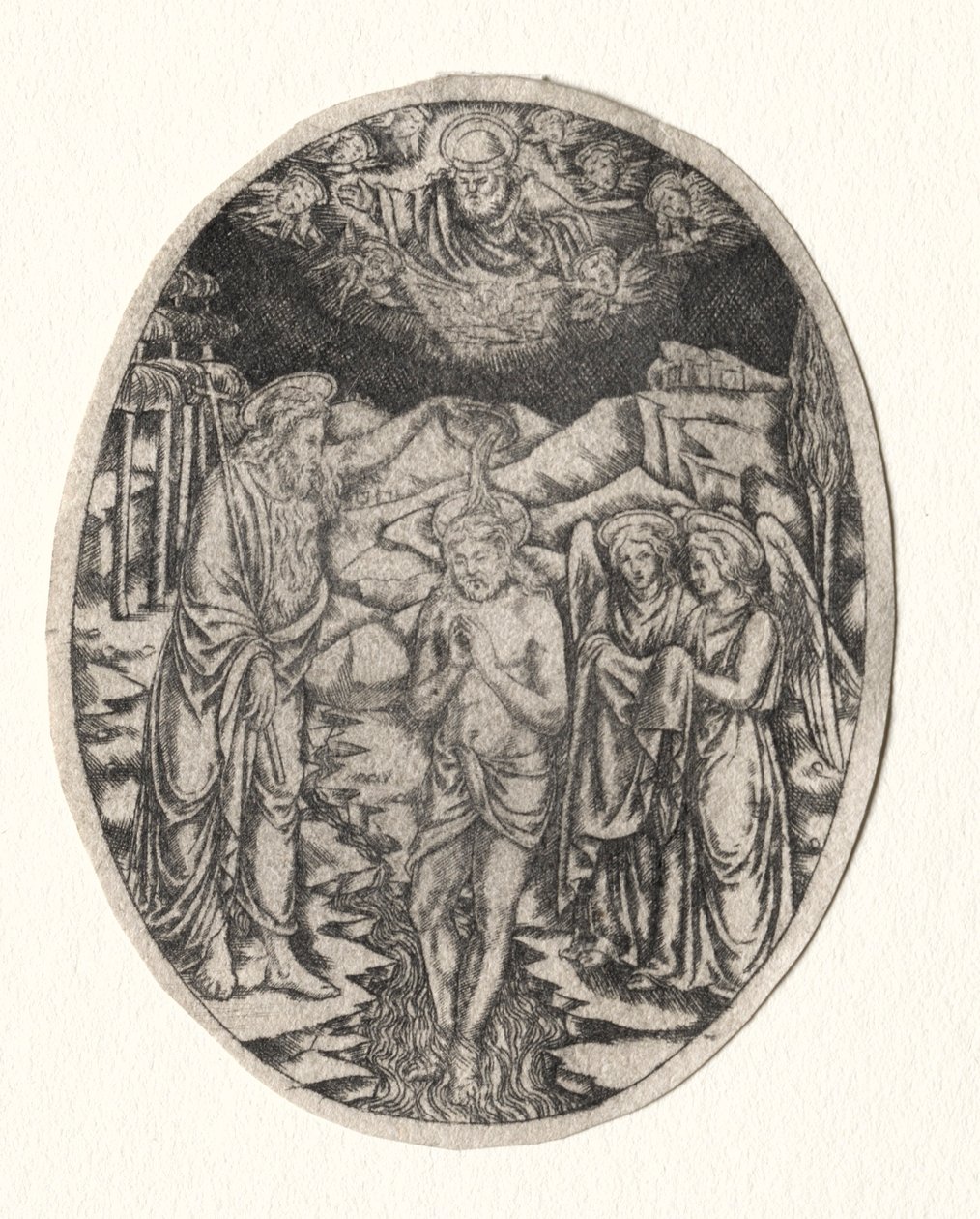 Baptism of Christ, 1400s by Unbekannt