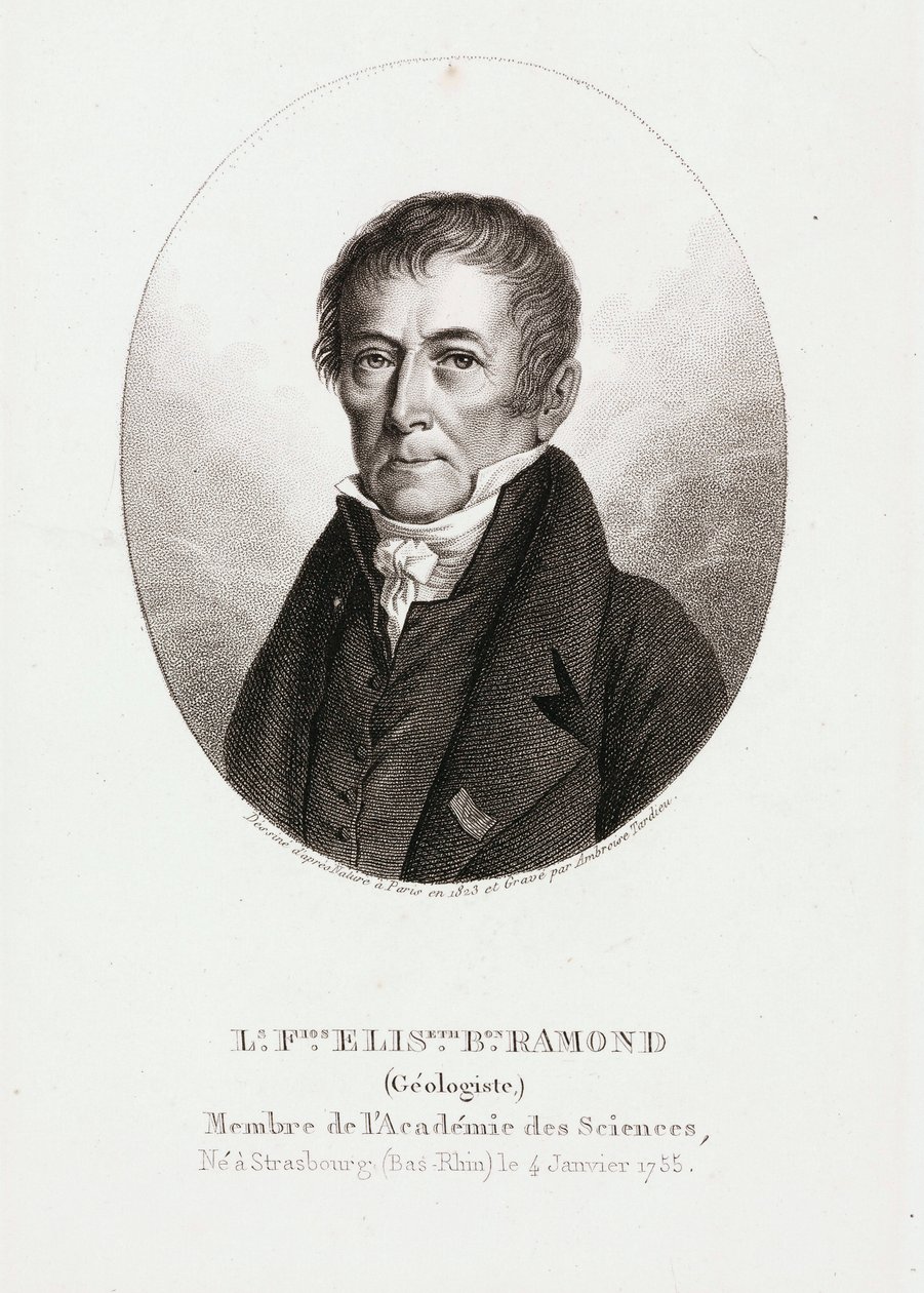 Baron Louis Francois Ramond de Carbonnieres, French Geologist by Unbekannt