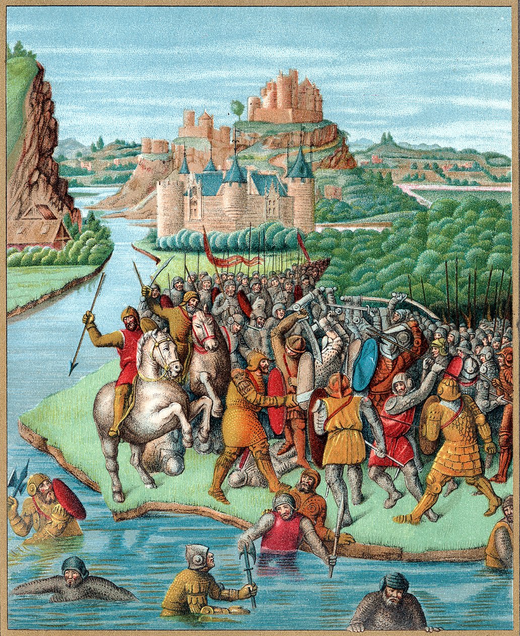 Battle Between Bacchides and Jonathan, Maccabean Revolt, 160 BC, 19th Century by Unbekannt
