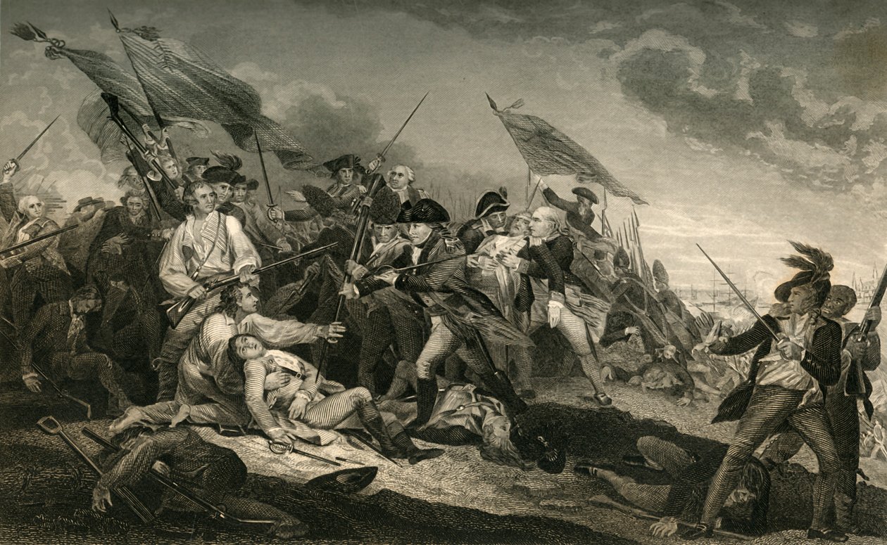 Battle of Bunker Hill, 1877 by Unbekannt