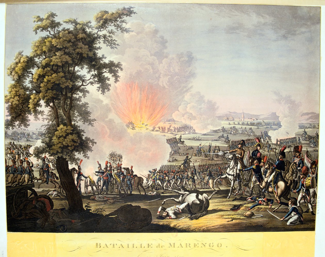 Battle of Marengo, 14 June, 1800 by Unbekannt
