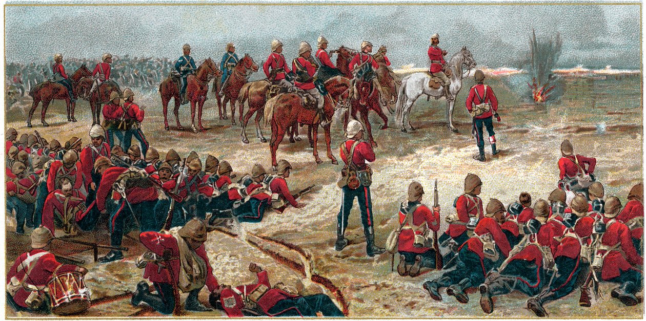 Battle of Tel-el-Kebir, Egypt, 13 September 1882 by Unbekannt