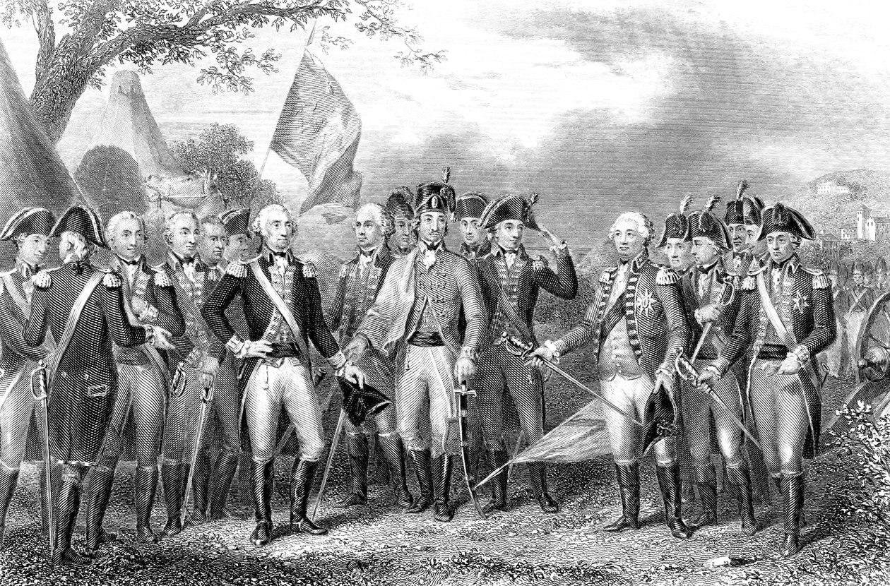Battle of Yorktown, Virginia, American War of Independence by Unbekannt