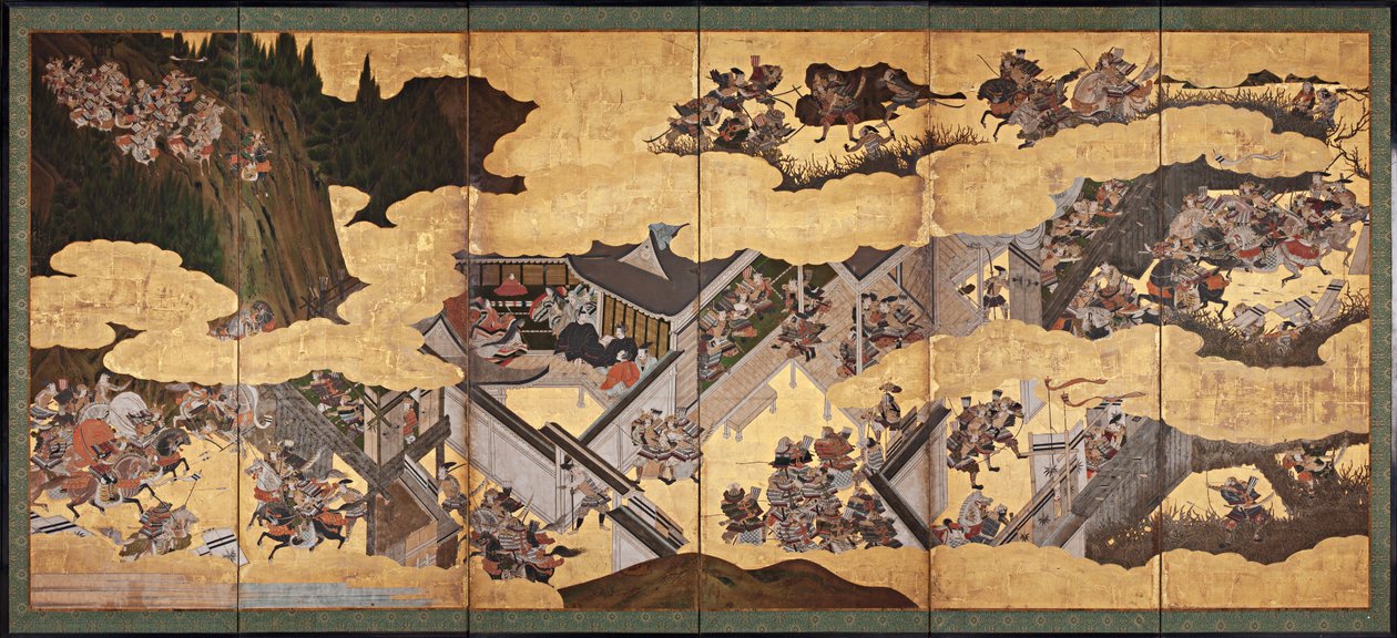 Battle Scenes from the Tale of Heike (Heike Monogatari) by Unbekannt