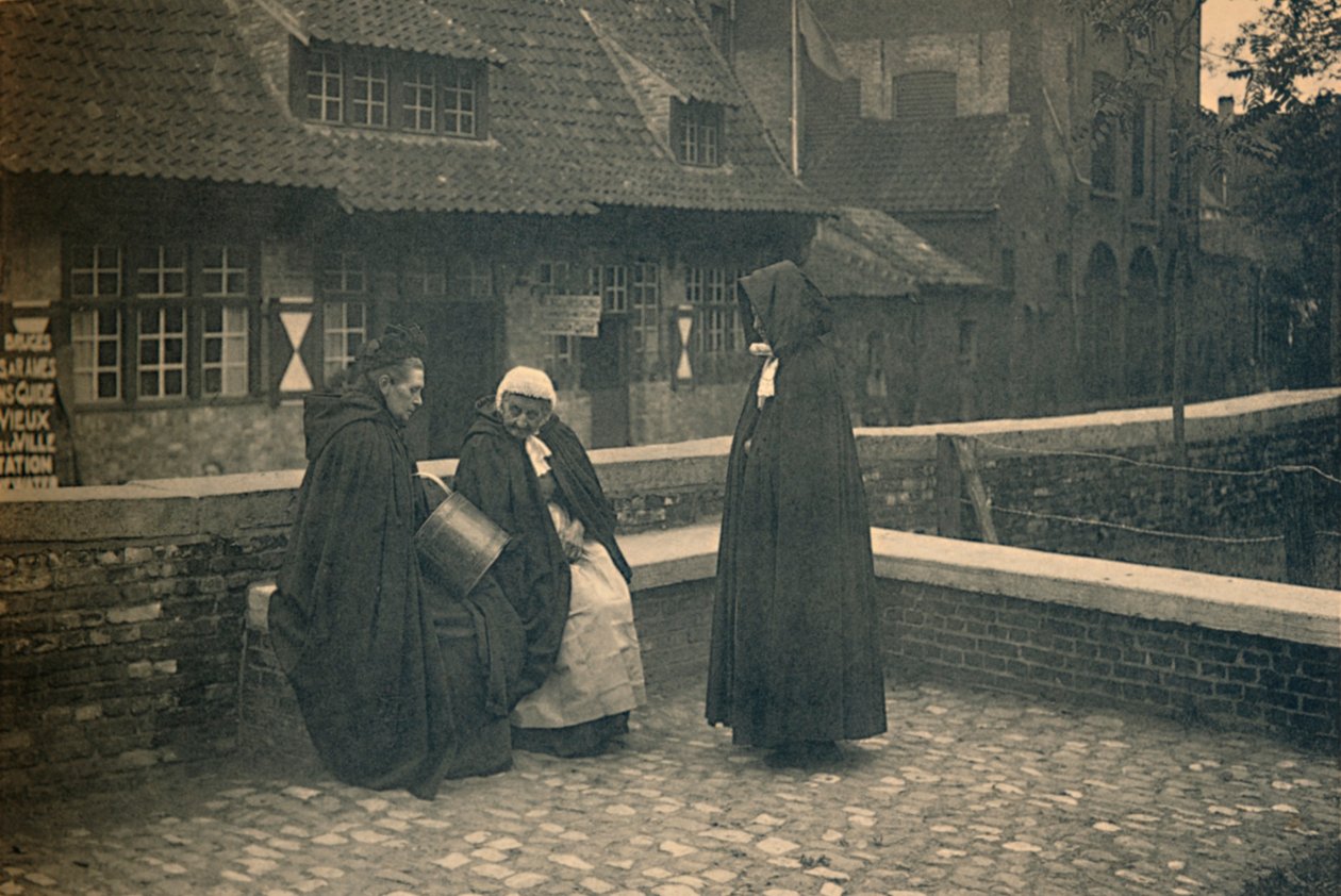 Behind the Gruuthuse. Types of Bruges, c1910 by Unbekannt