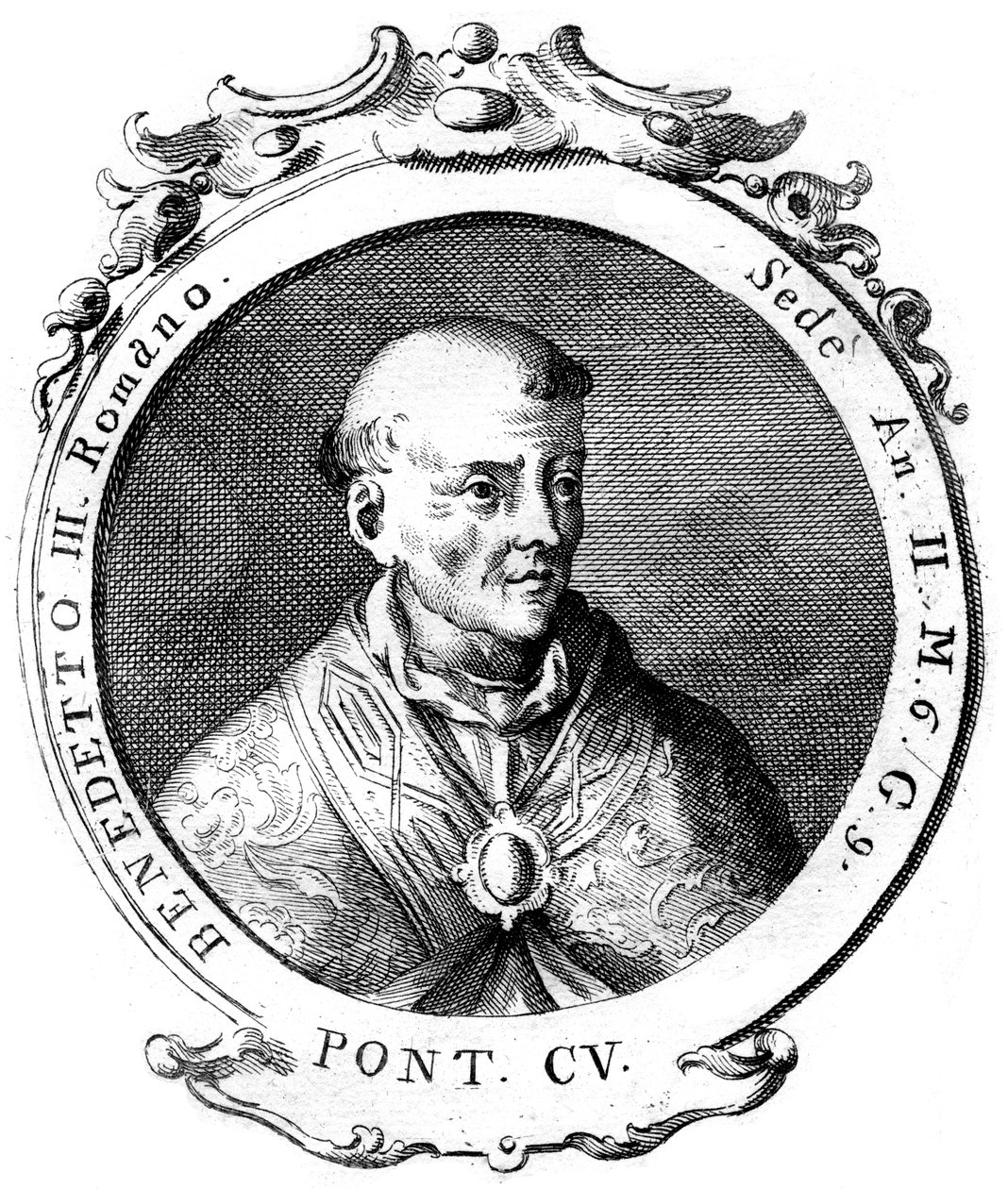 Benedict III, Pope of the Catholic Church by Unbekannt