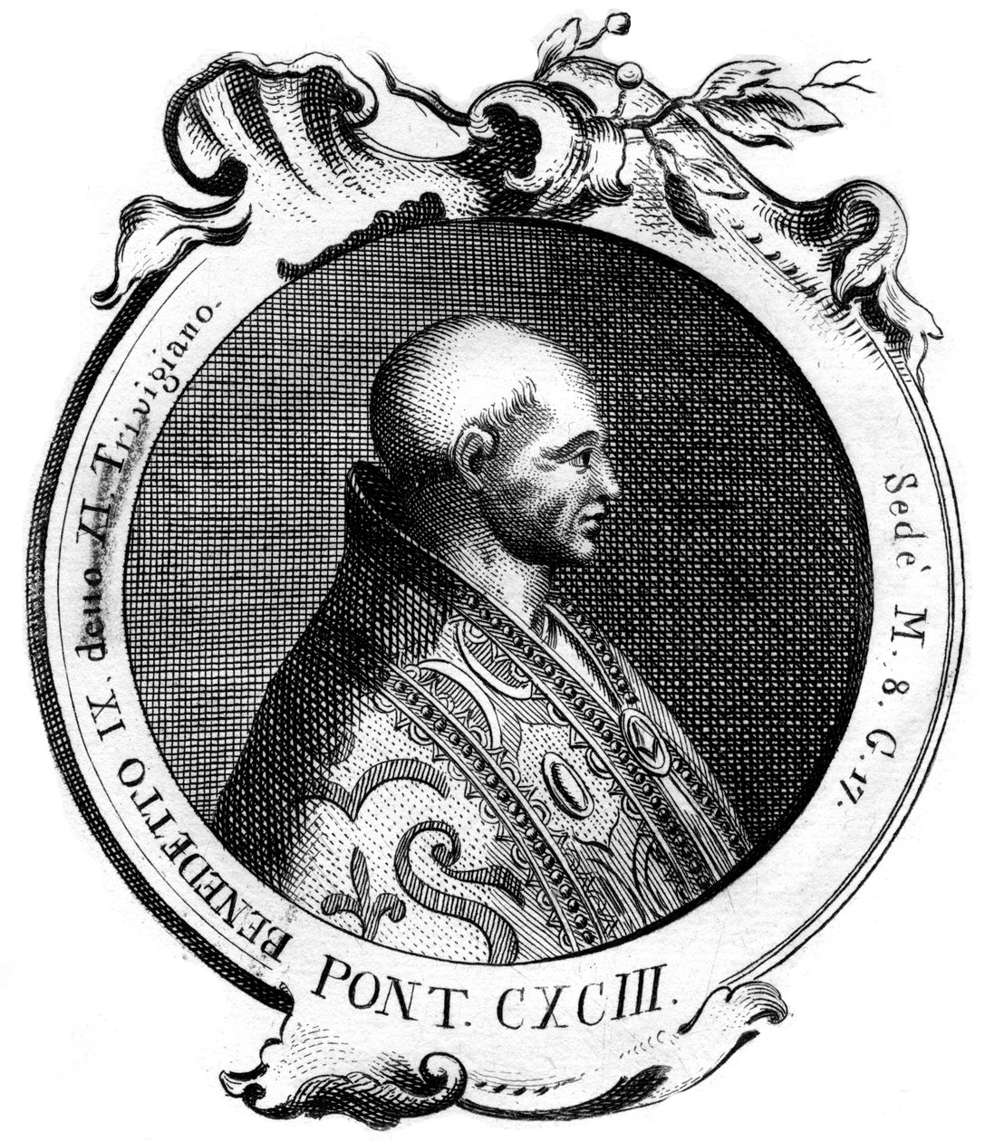 Benedict IX, Pope of the Catholic Church by Unbekannt