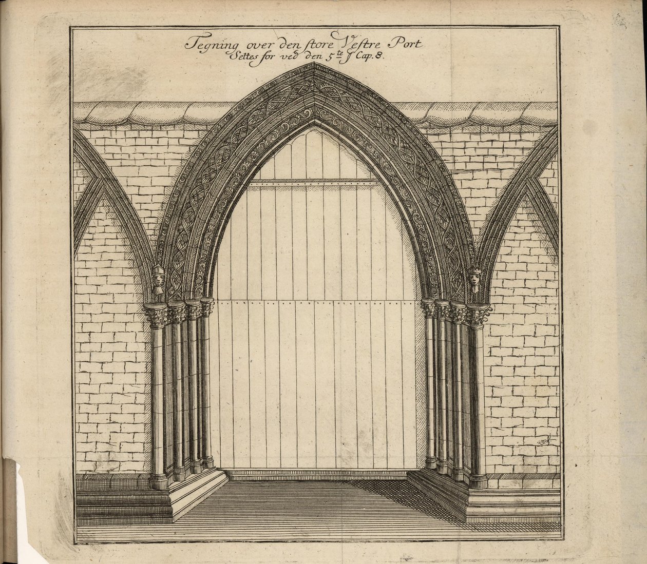 Description of the Formerly Very Magnificent and Widely Famous Cathedral in Trondheim, Properly Called Christ Church by Unbekannt