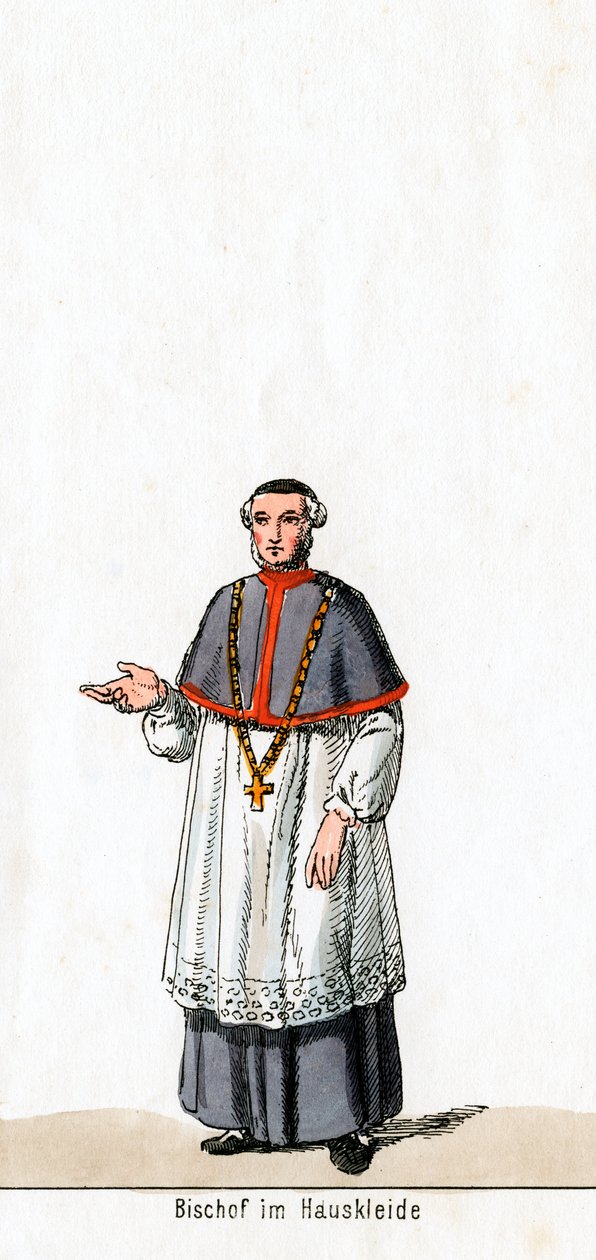 Bishop in House Dress, Costume Design for Shakespeare