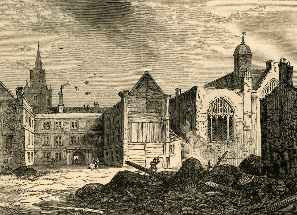 Blackwell Hall in 1812 by Unbekannt