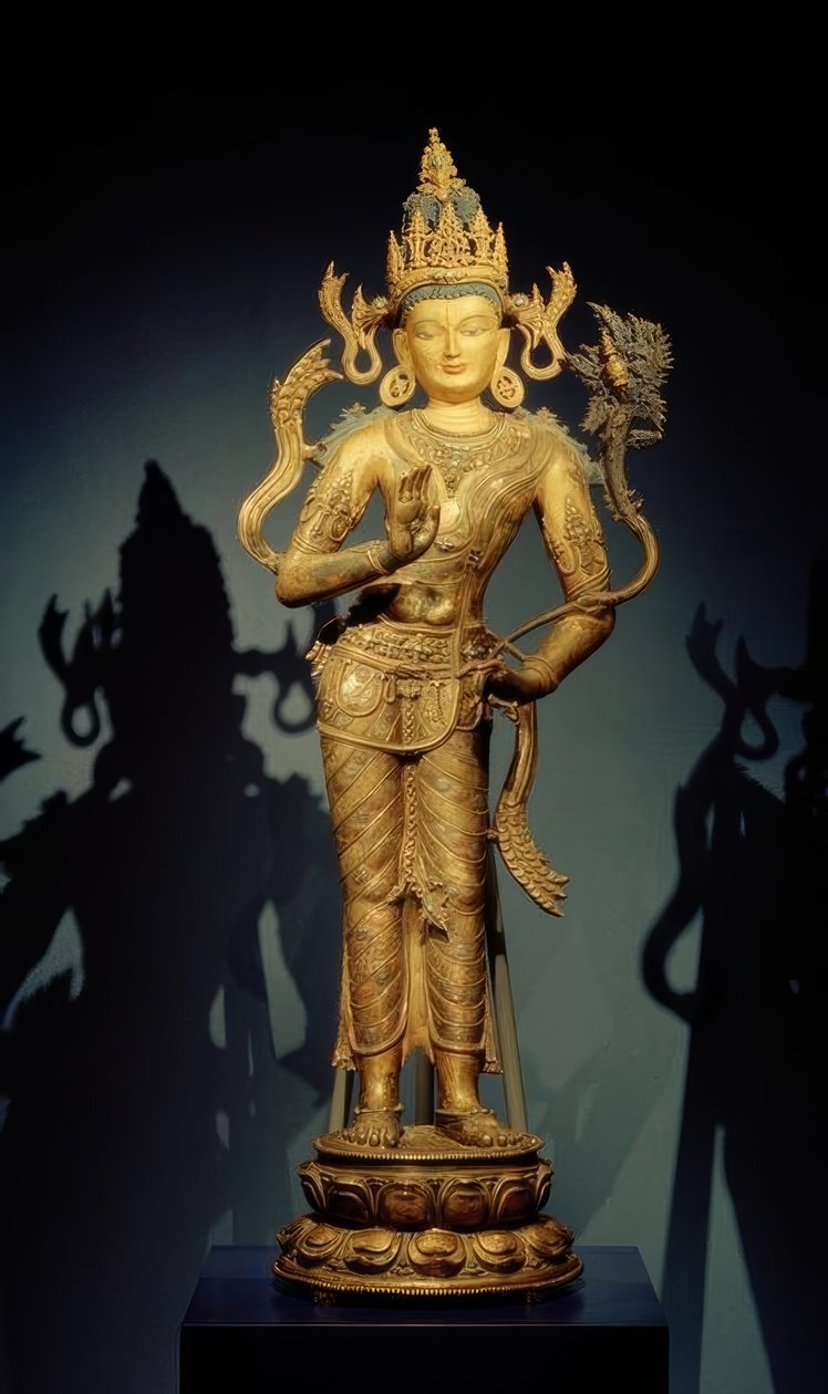 Bodhisattva Maitreya / Sculpture, 11th-12th Century by Unbekannt